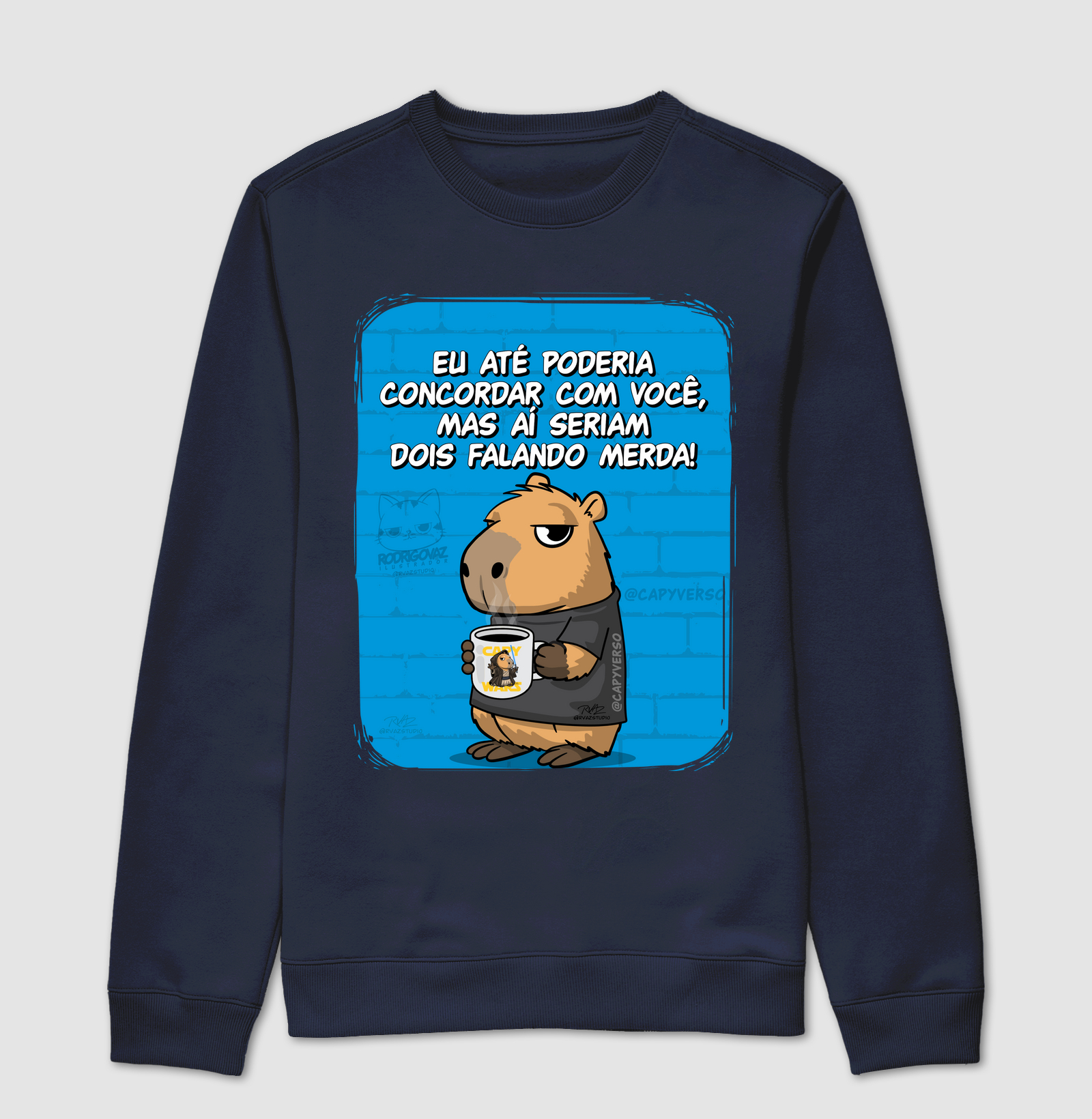 Camiseta Capivara Falando Merda - Imagem 5