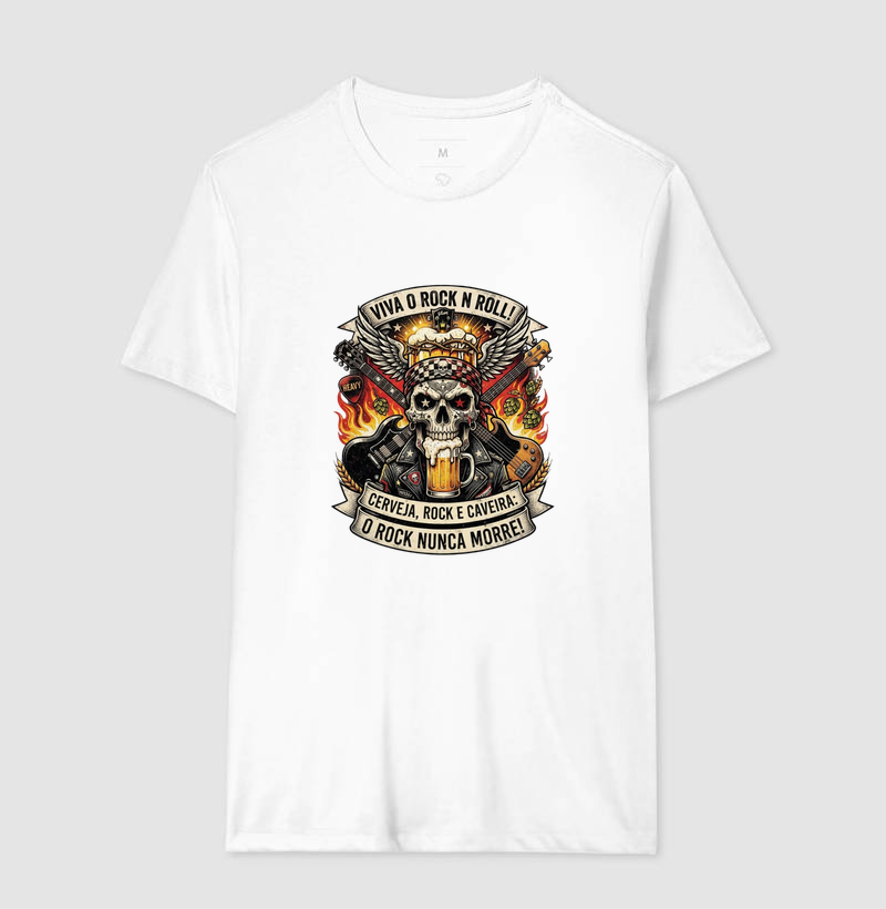 Camiseta Cerveja, rock e caveira - Imagem 4