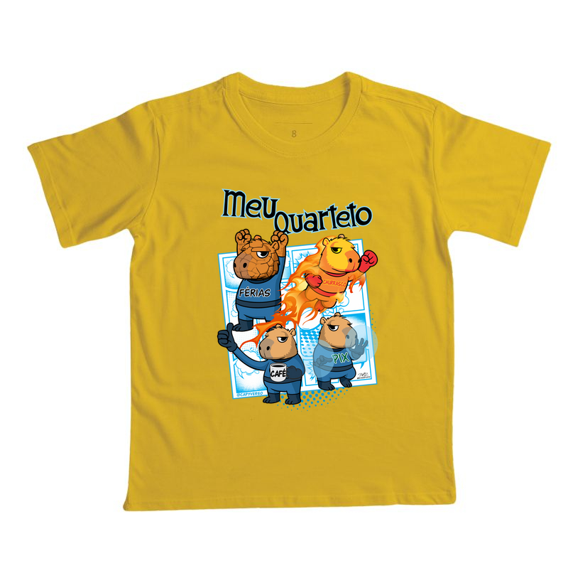 Camiseta Capivara Quarteto - Imagem 4