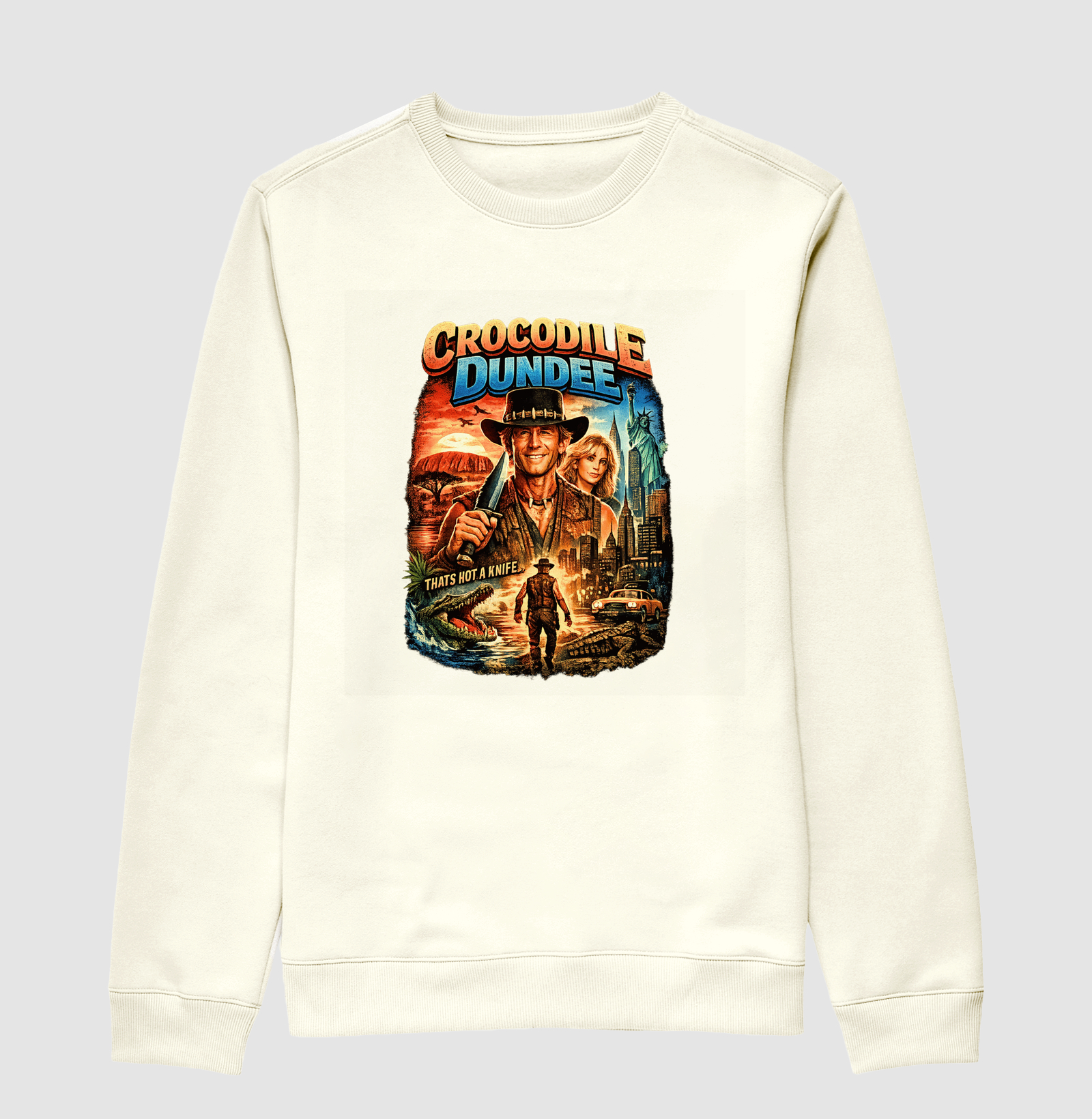 Camiseta Crocodilo Dundee Knife - Imagem 2