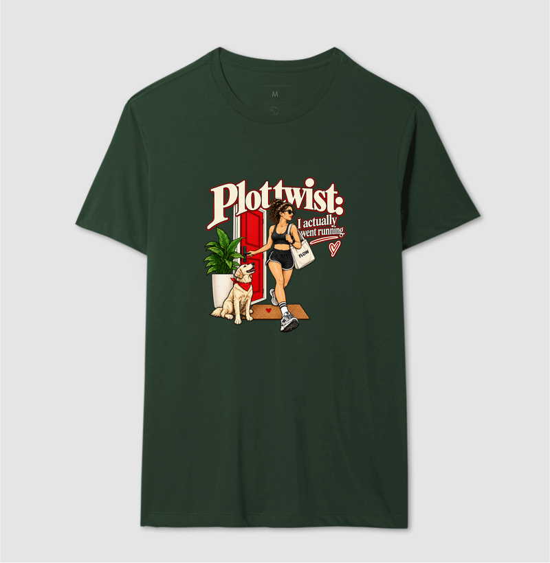 Camiseta Corrida - Plot Twist: I Actually Went Running - Imagem 12