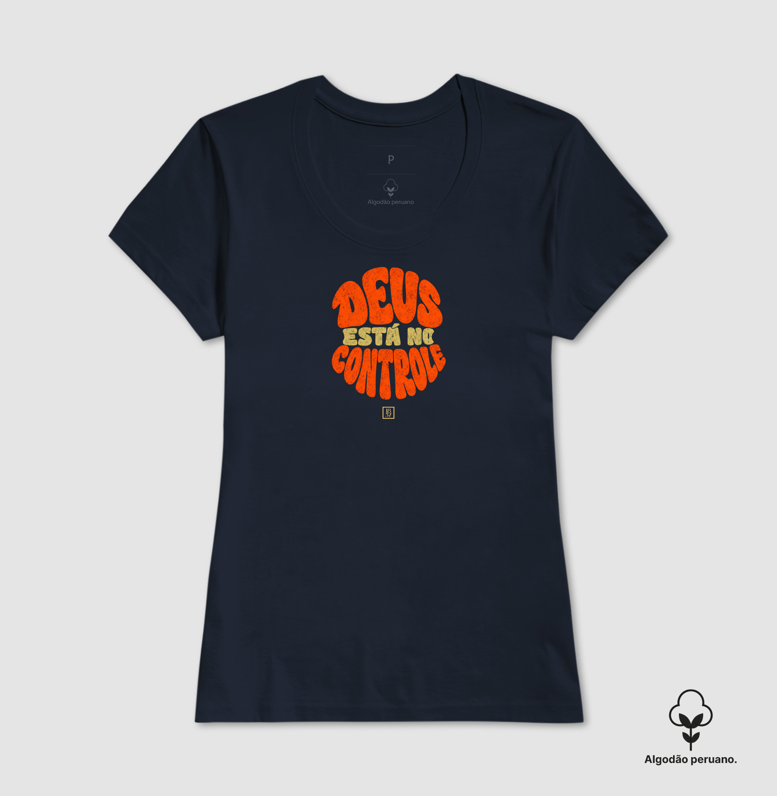 Camiseta Deus Está no Controle - Imagem 7