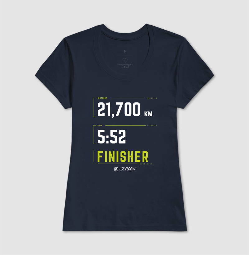 Camiseta Meia Maratona - Finisher 21,7 K Pace 5:52 - Imagem 7