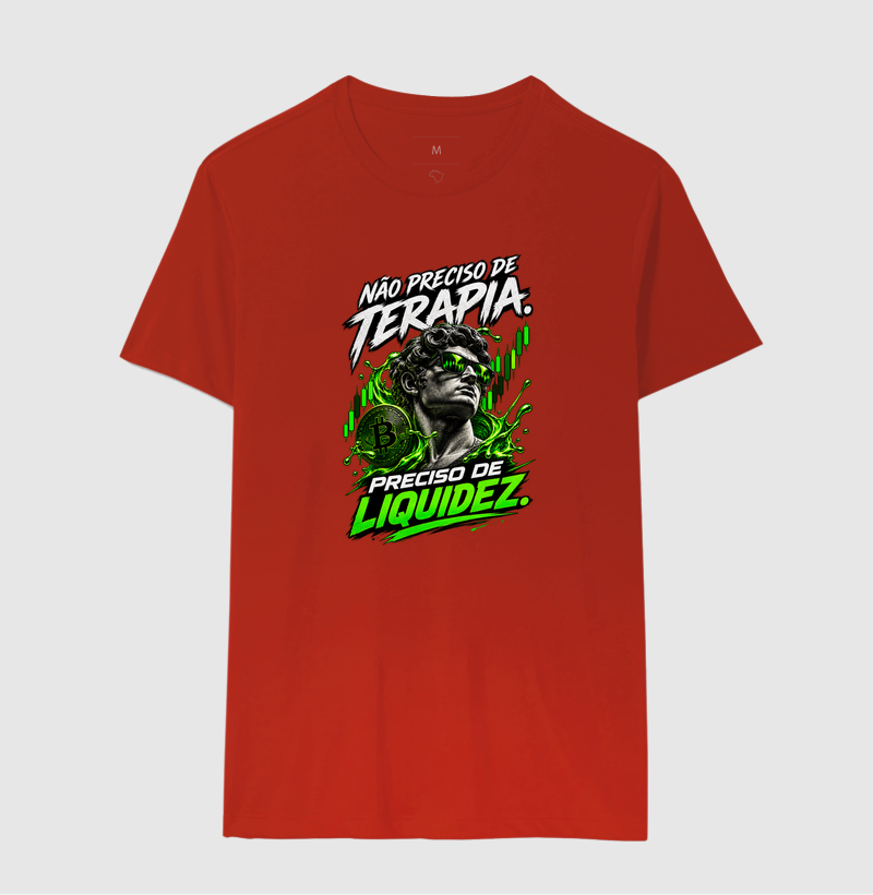 Camiseta Bitcoin Não Preciso de Terapia, Preciso de Liquidez - Imagem 12
