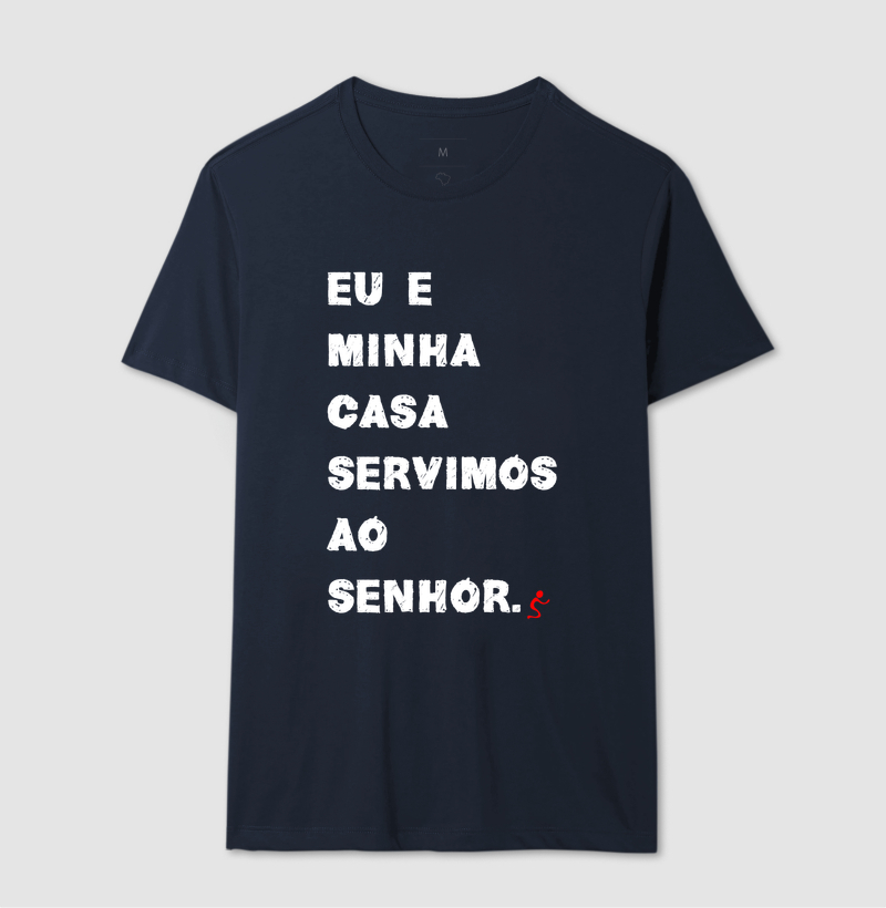 Camiseta Cristã Eu e Minha Casa Serviremos ao Senhor - Imagem 6