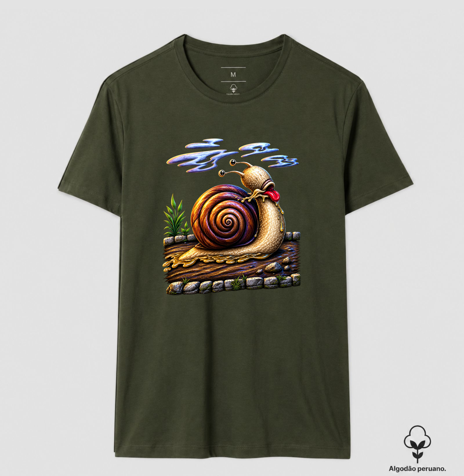 Camiseta Caracol — Algodão Peruano - Imagem 7