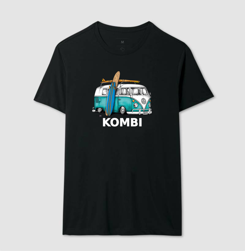 Kombi Surf Beach - VW Vintage Verde e Pranchas - Estilo Surfista Retrô - Imagem 2