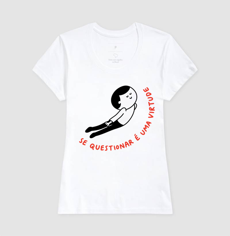 Camiseta Se Questionar É Uma Virtude (estampa G) - Imagem 3