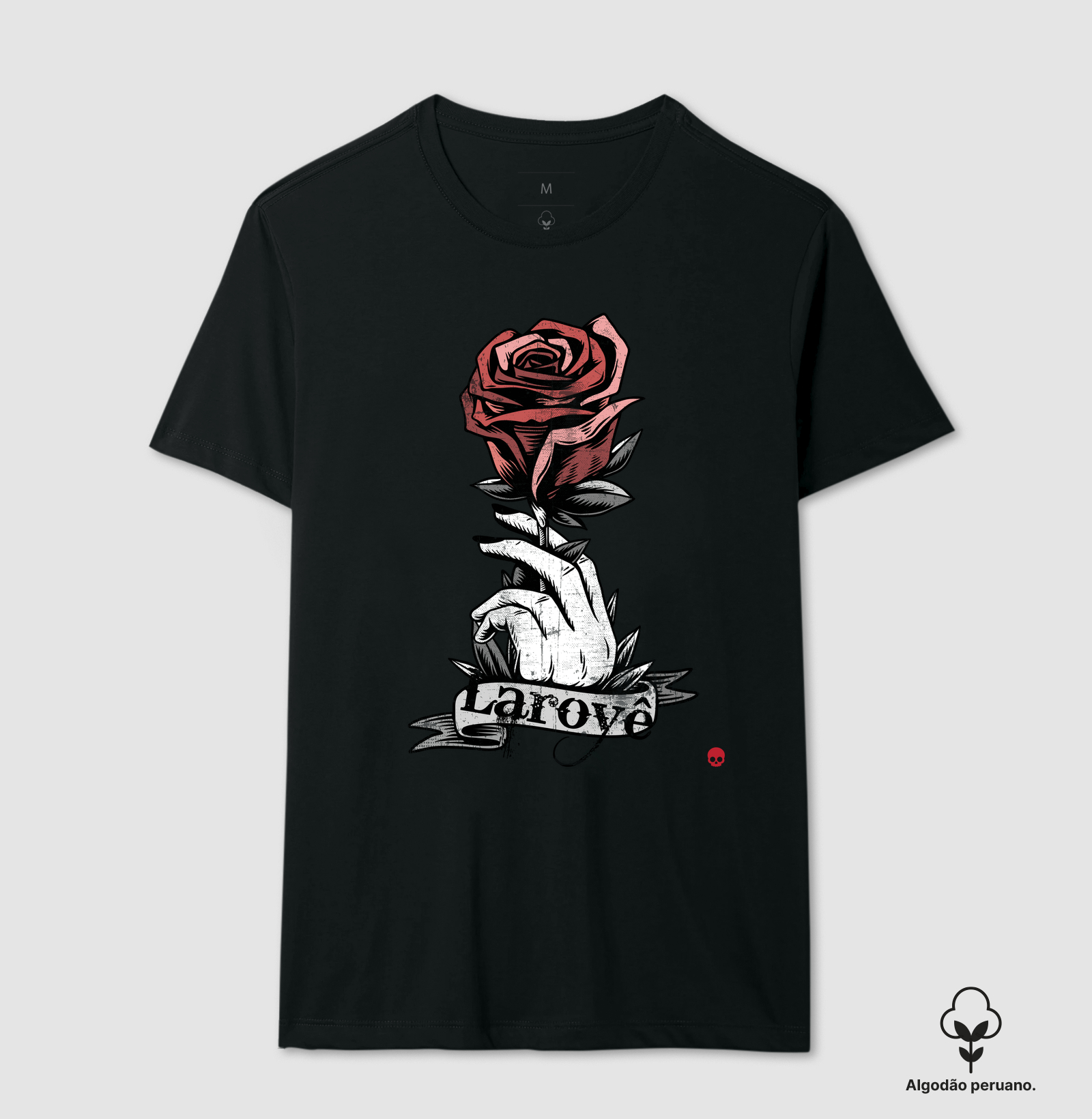 Camiseta Umbanda Laroyê Pombogira - Em Algodão Peruano - Imagem 5