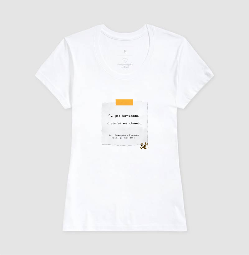 Camiseta Fui Pra Batucada - Imagem 5