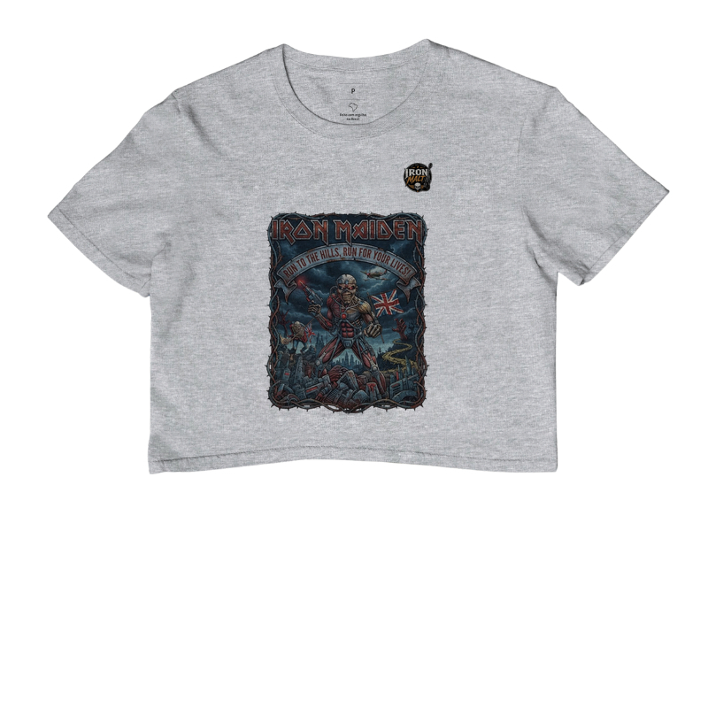 Camiseta Iron Maiden “Run to the Hills” - Imagem 6