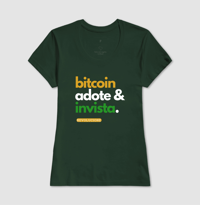 Camiseta Bitcoin Adote & Invista - Imagem 14