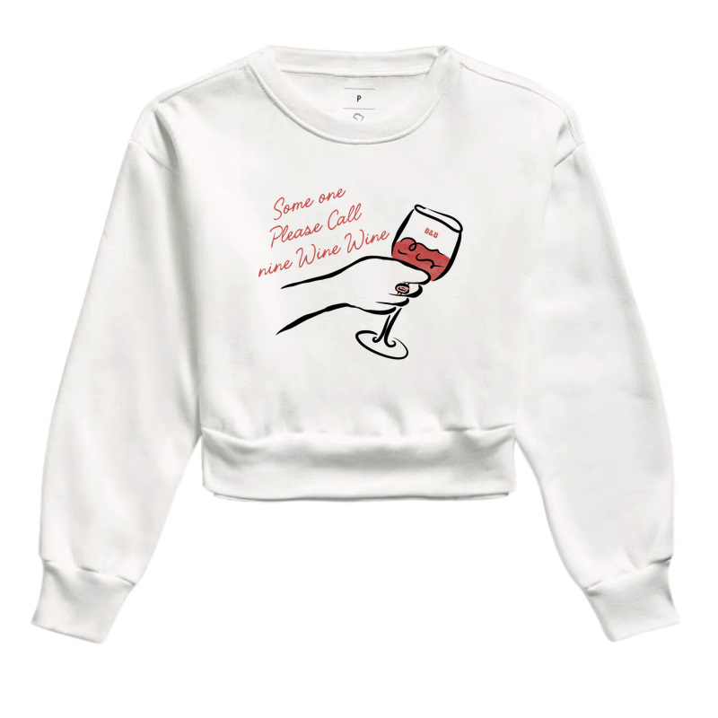 Camiseta Oversized Please Call Nine Wine Wine  - Imagem 2
