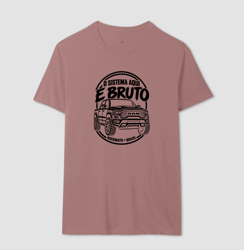 Camiseta O Sistema Aqui é Bruto - Imagem 12