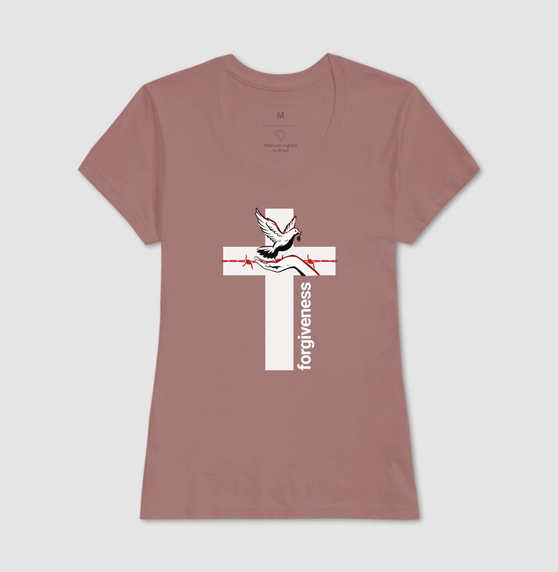 Camiseta Feminina Acinturada Forgiveness - Imagem 5