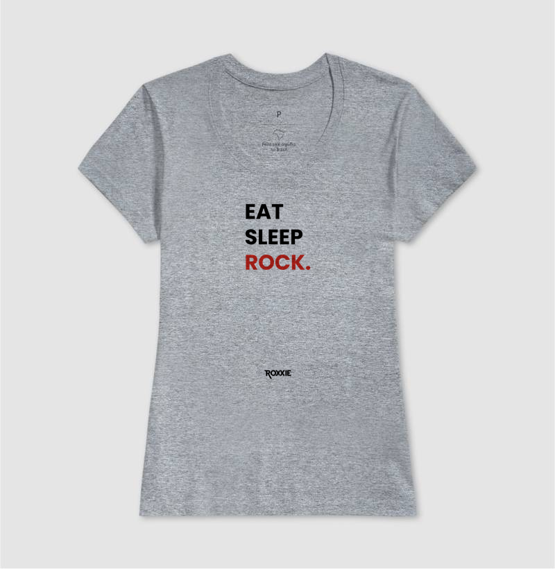 Camiseta Eat Sleep Rock - Imagem 9