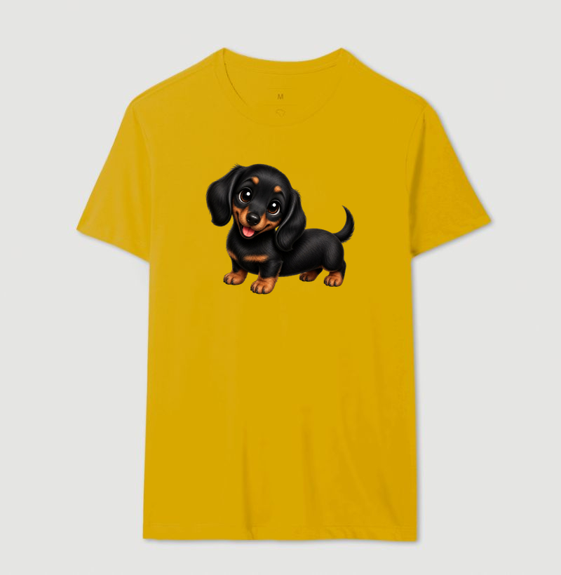 Dachshund Preto - Desenho Animado - Imagem 14