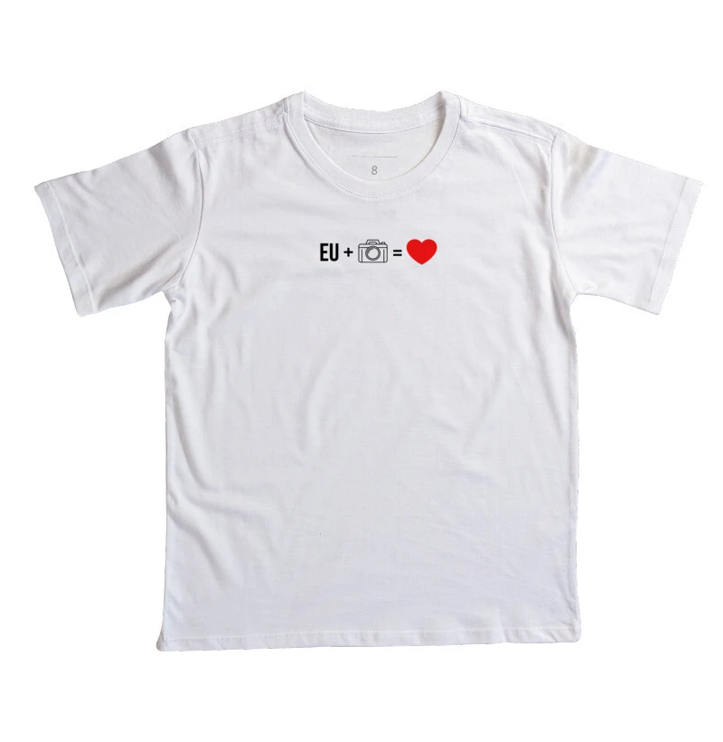 Camiseta mini eu + câmera = amor - Imagem 2