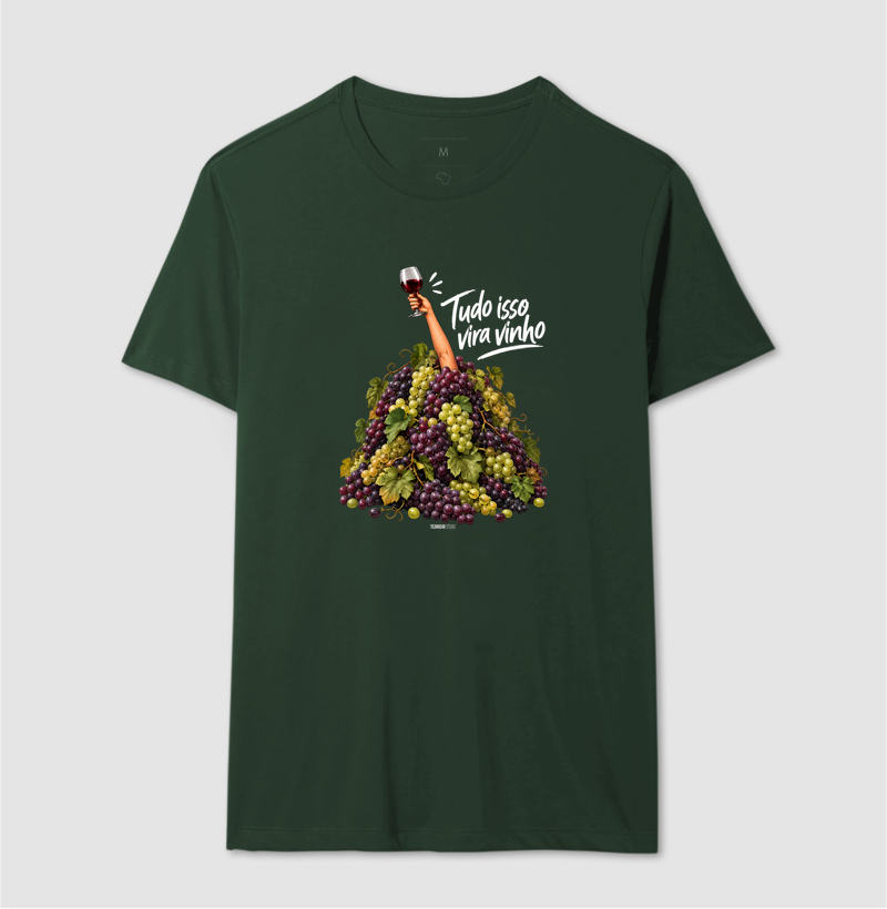 Camiseta “Tudo Isso Vira Vinho” – Humor & Lifestyle - Imagem 10