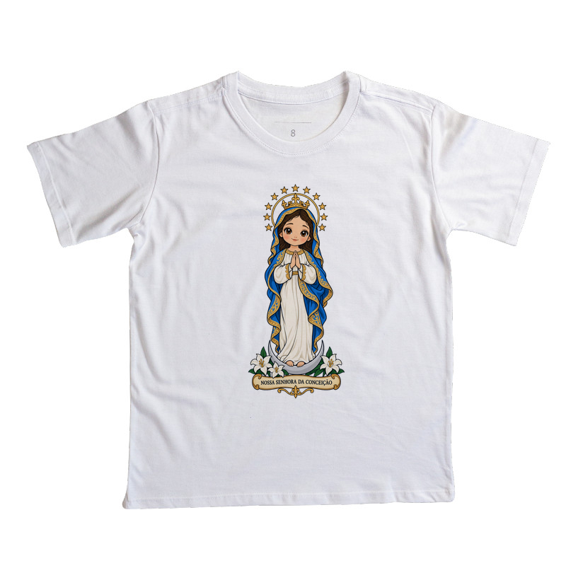 Nossa Senhora da Conceição estilo chibi - Imagem 3