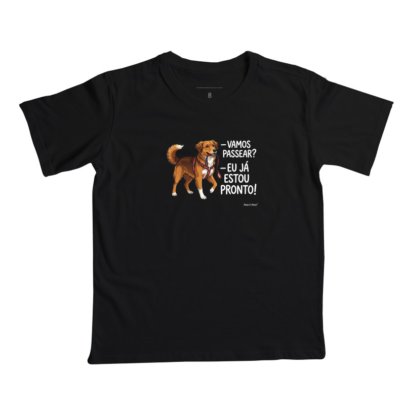 CAMISETA INFANTIL NOSSO MASCOTE PASSEAR  - Imagem 4