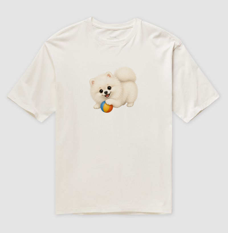 Pomerânia (Spitz Alemão) Branco - Desenho Animado - Imagem 4