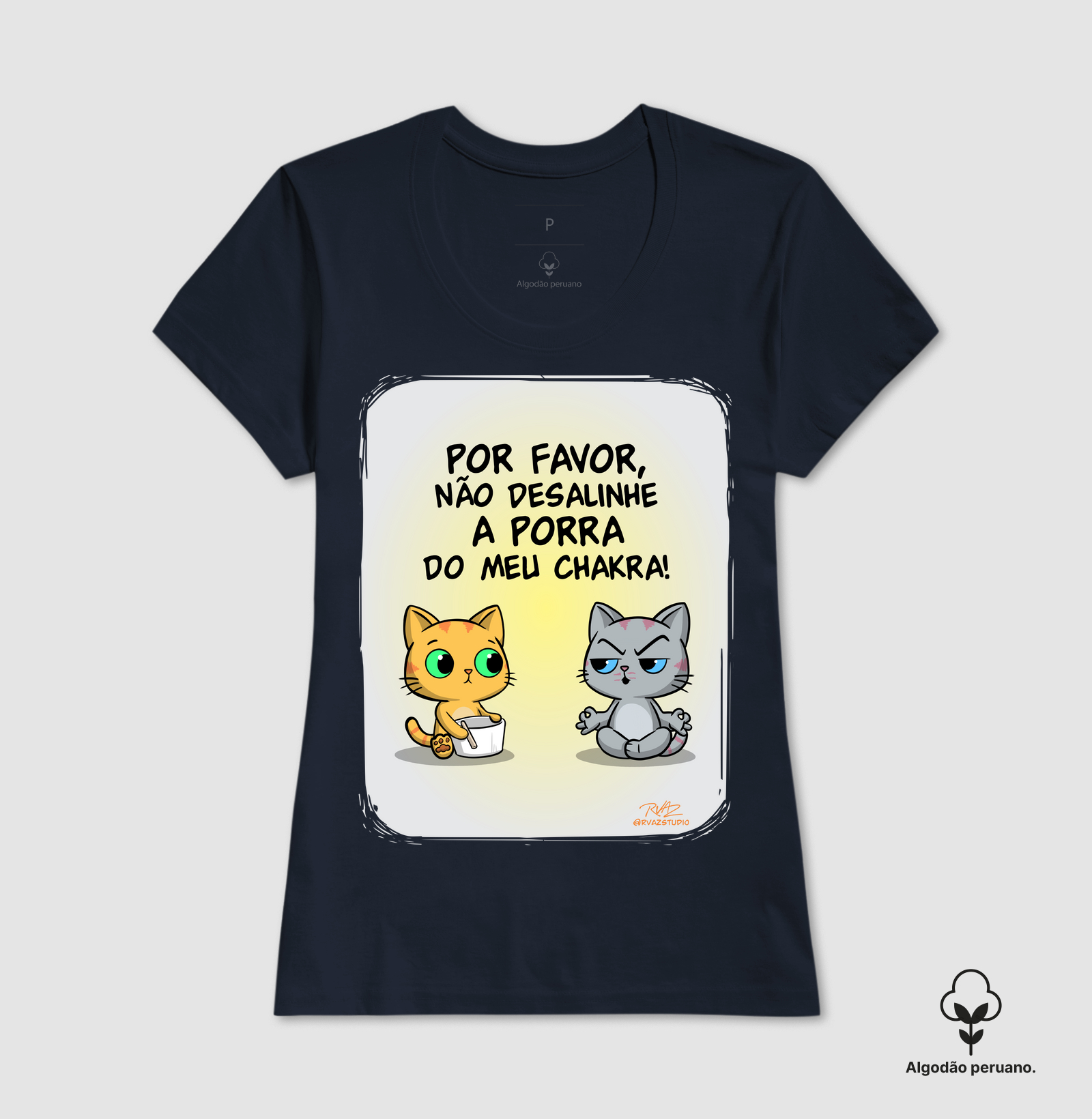 Camiseta Gato Sincero Chakra - Imagem 3