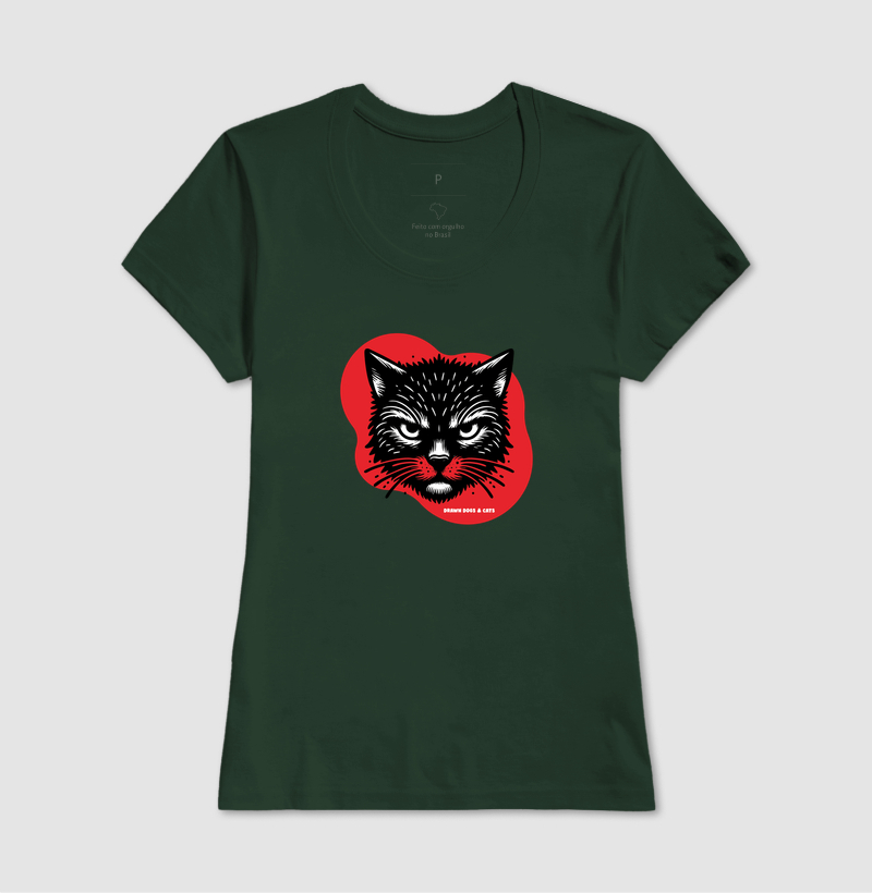 Gato preto e fundo vermelho - Imagem 12