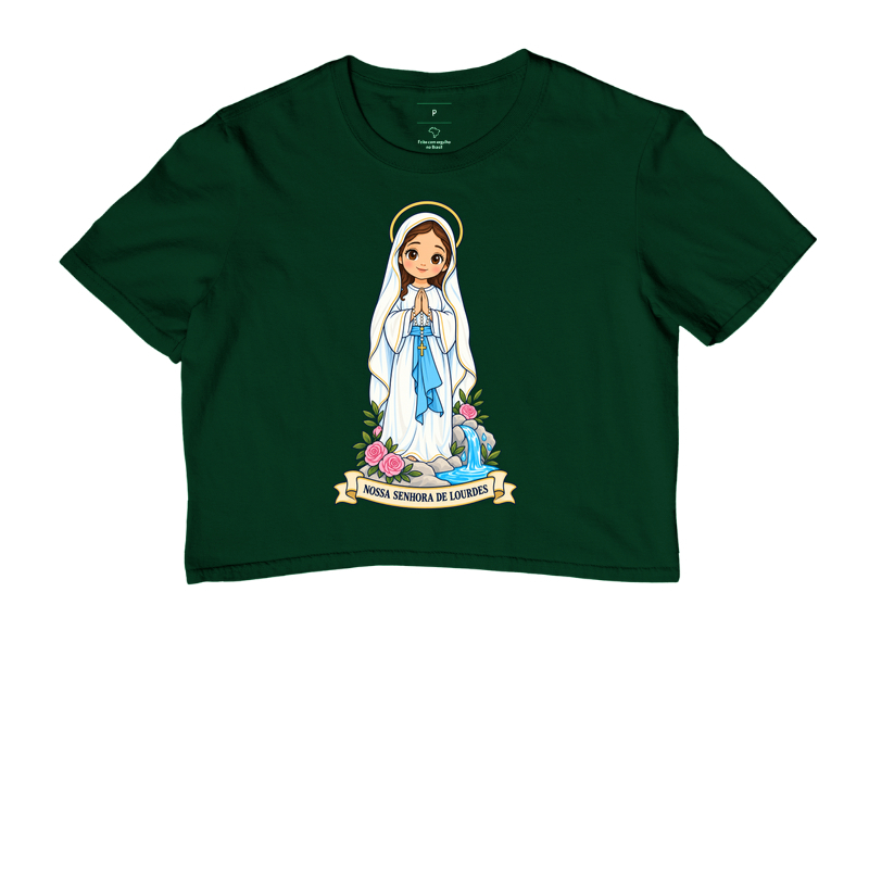 Nossa Senhora de Lourdes estilo chibi - Imagem 5