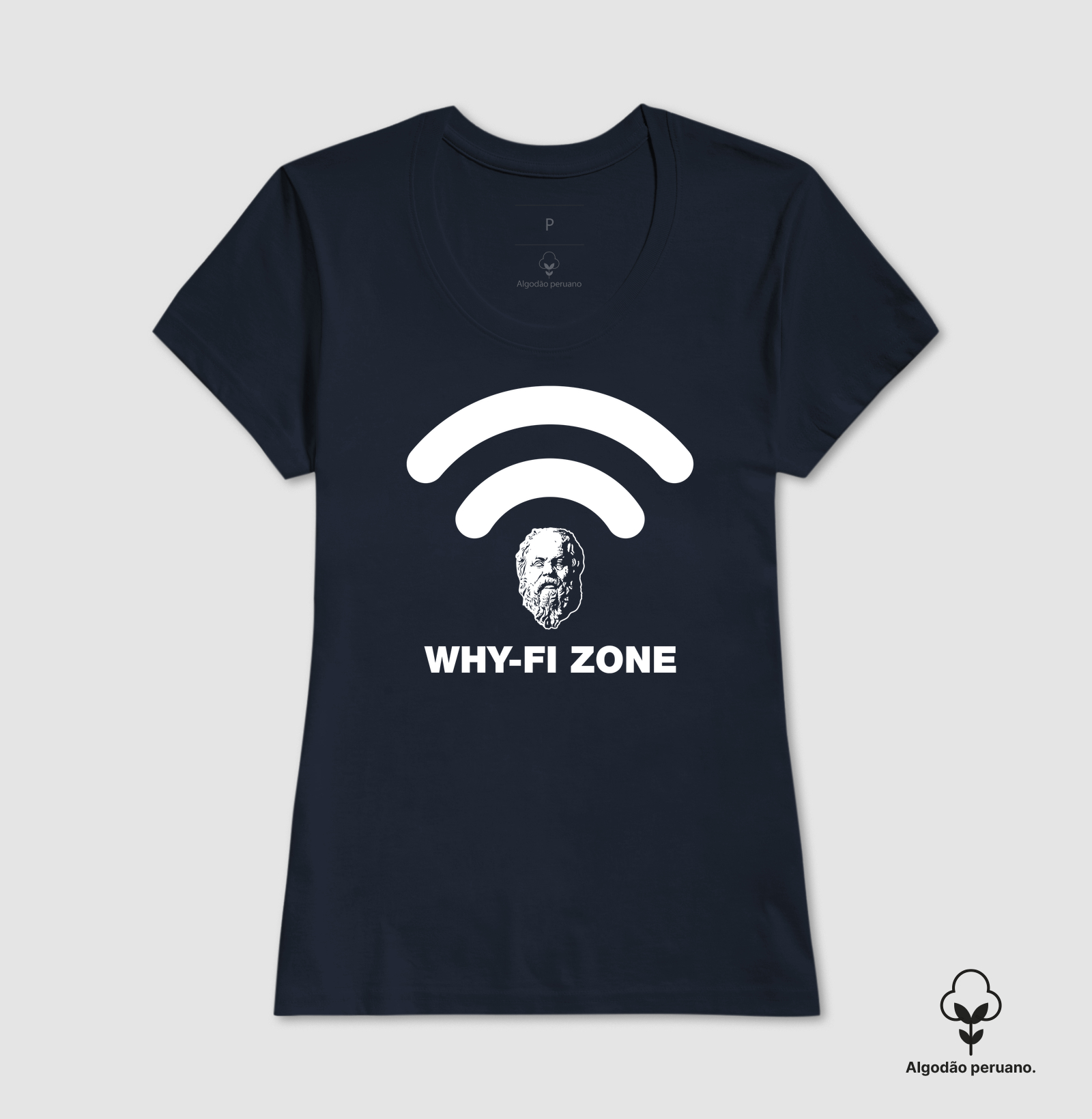 Camiseta Algodão Peruano Why-Fi Zone - Imagem 7