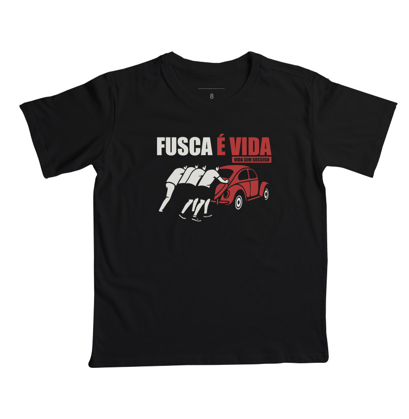 Fusca é vida | Vida sem sossego | Vermelho - Imagem 7