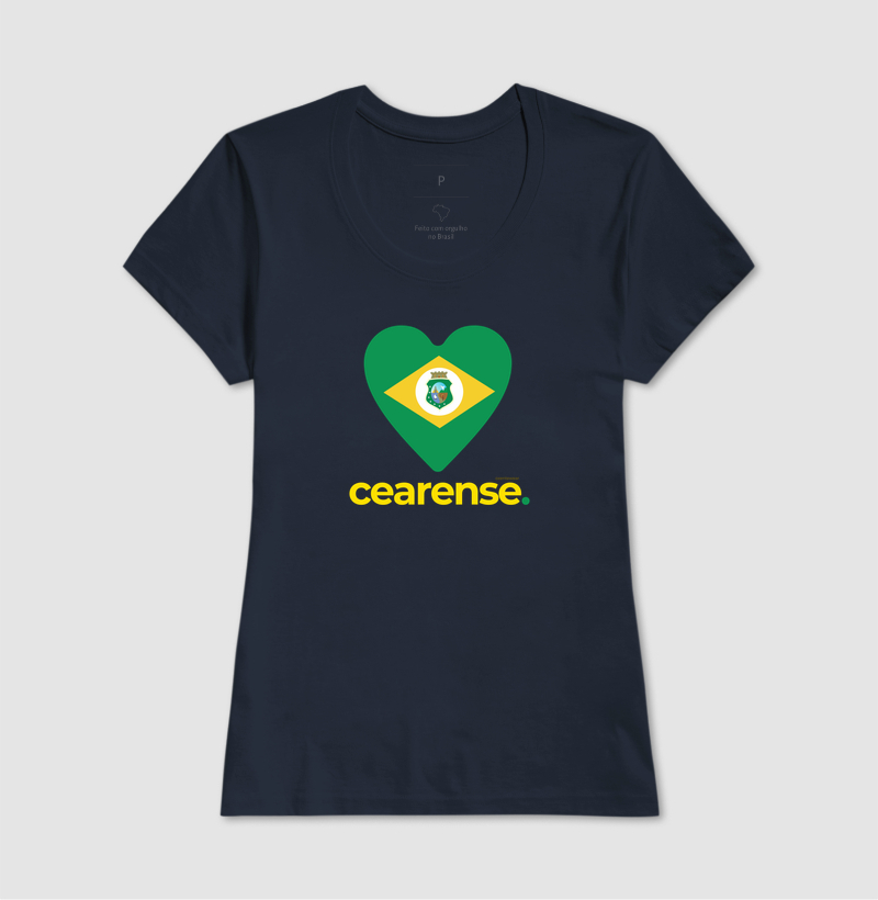 Camiseta Coração Cearense. | OxenteWear - Imagem 7
