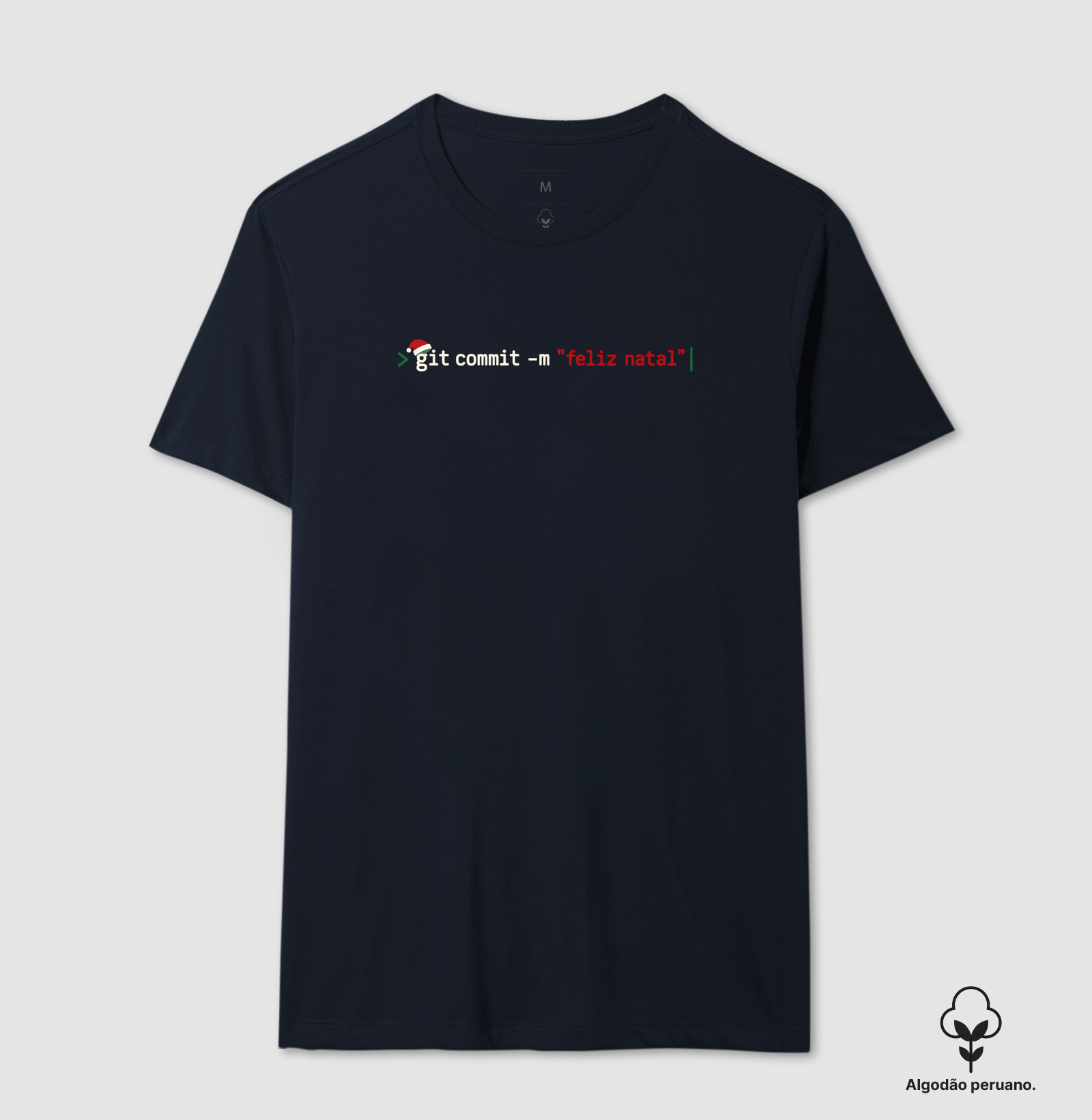 git commit -m "feliz natal" — Christmas Dev - Imagem 4