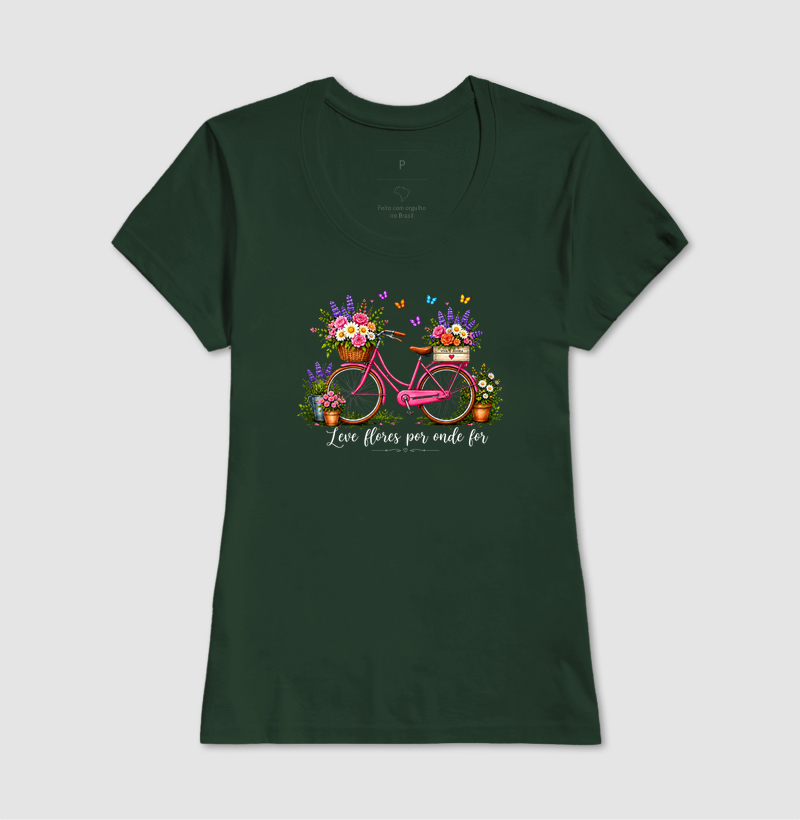 Camiseta Leve flores por onde for - Imagem 13