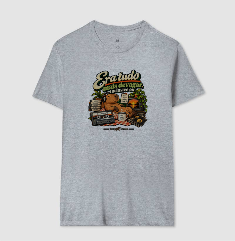 ERA TUDO MAIS DEVAGAR. INCLUSIVE EU - Modo Capivara - Camiseta - Imagem 10