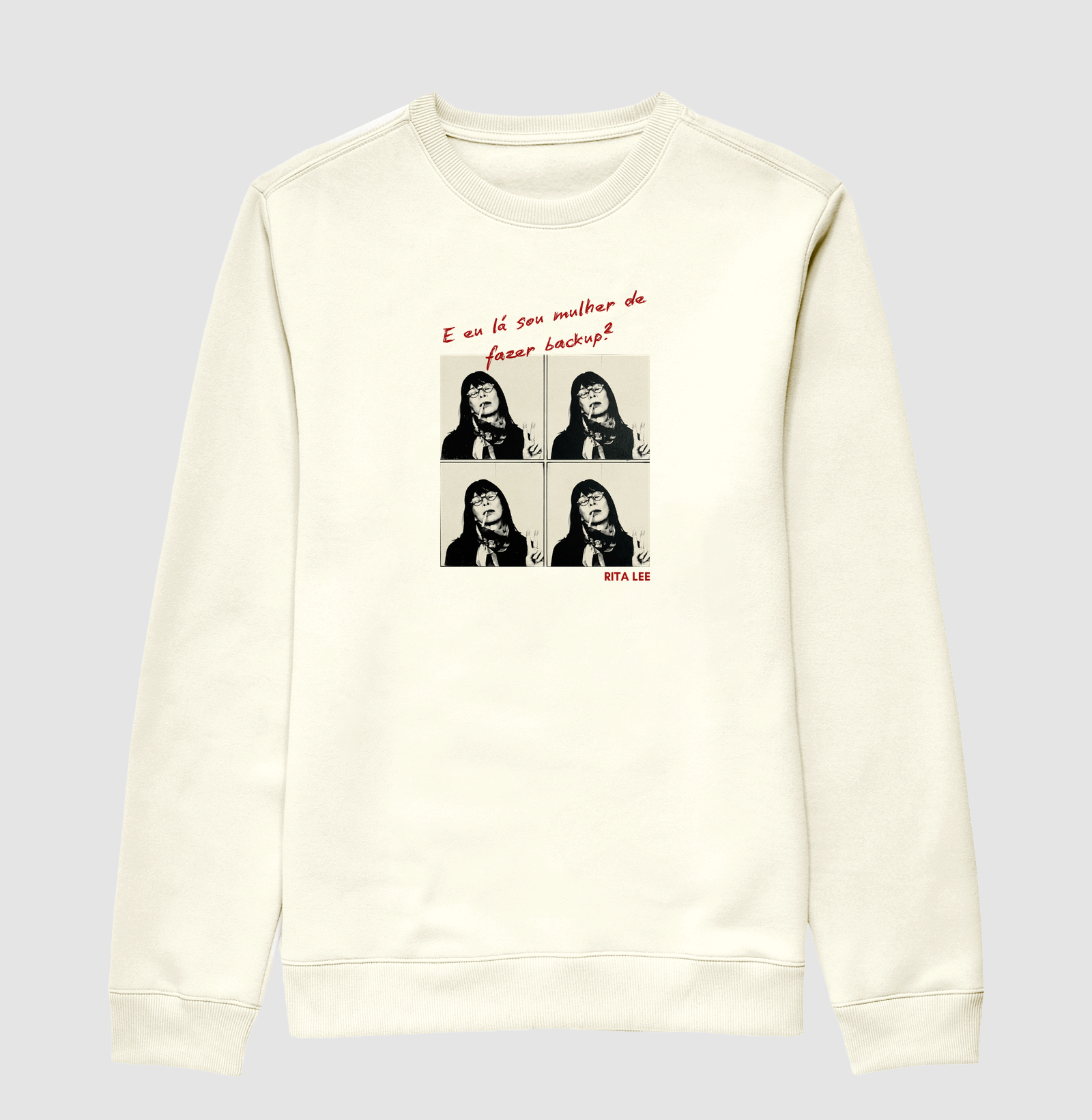 Camiseta Feminina Eu Lá Sou Mulher de Fazer Backup Frase Engraçada Pop Art Estampa Unissex - Imagem 2