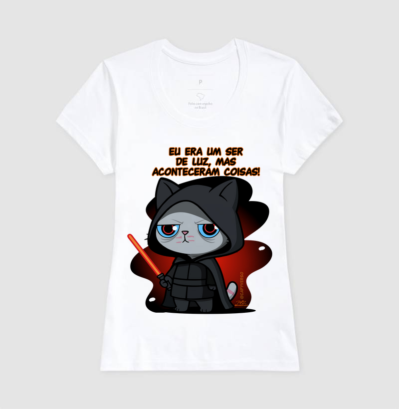 Camiseta Gato Sincero coisas - Imagem 5