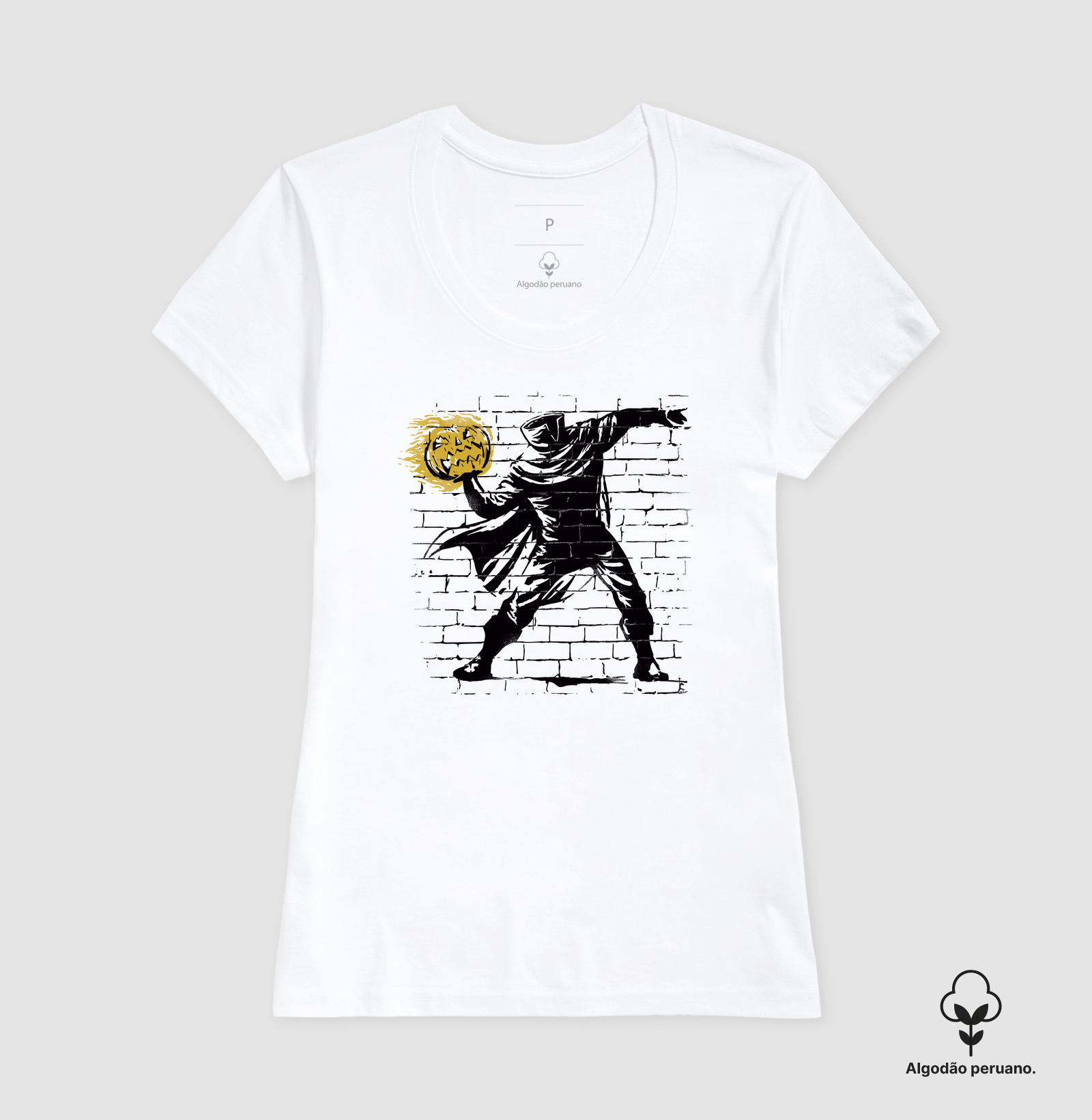 Camiseta Algodão Peruano Atirador sem cabeça - Imagem 3