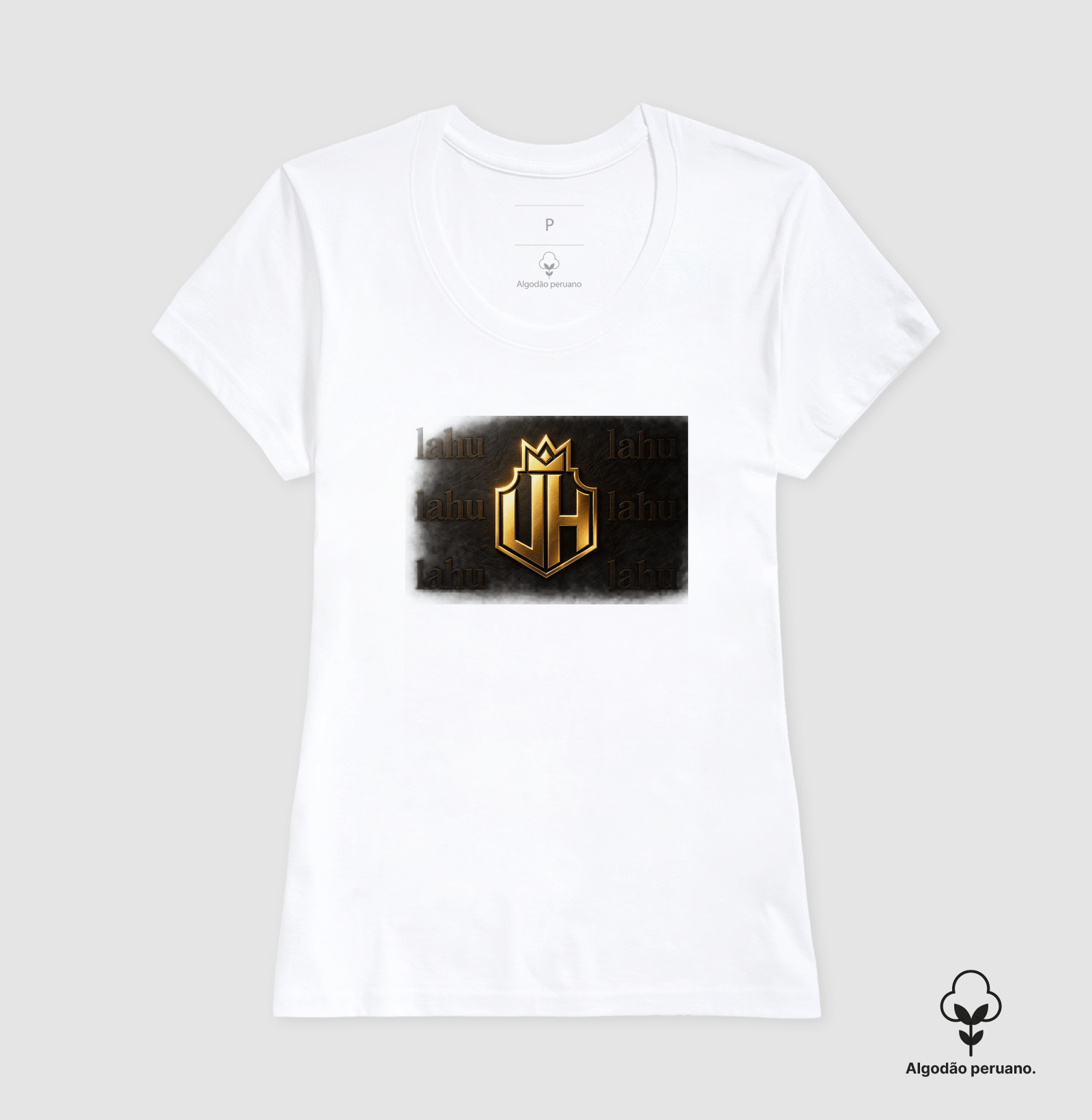 👑 Brasão da Grandeza | Poder, Prestígio e Liderança 👑 Para quem nasceu para se destacar, esta estampa traz um brasão imponente em dourado sobre um fundo negro sofisticado, transmitindo autoridade, força e exclusividade. - Imagem 2