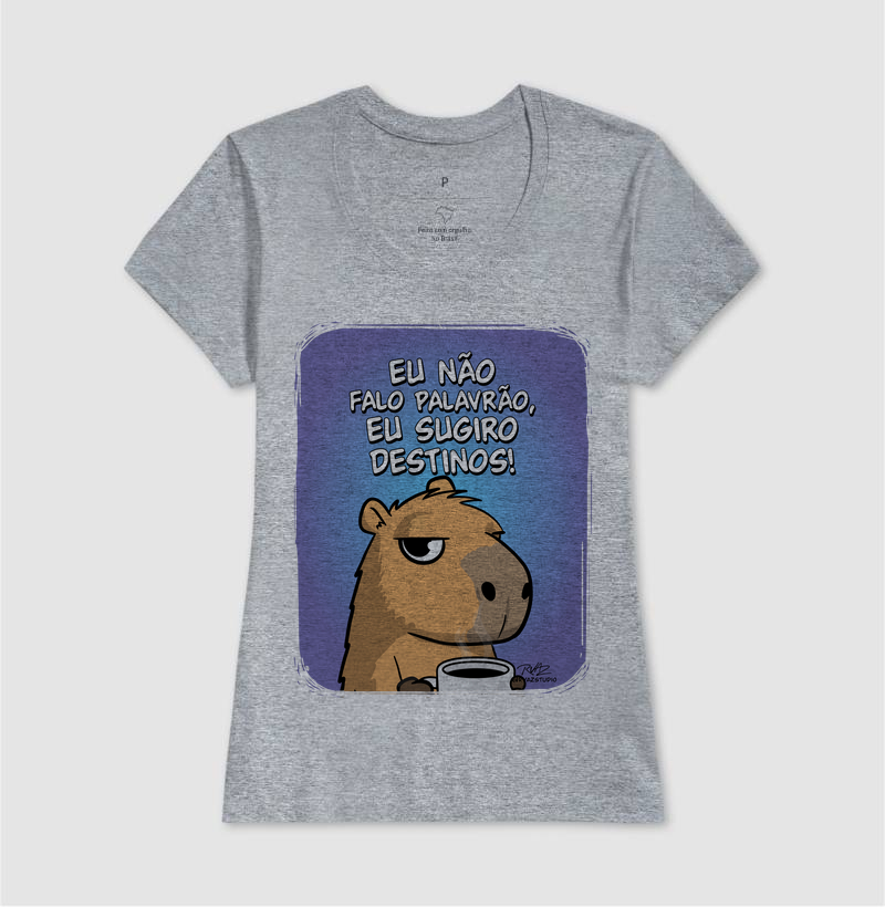 Camiseta Capivara Sugiro Destinos - Imagem 9