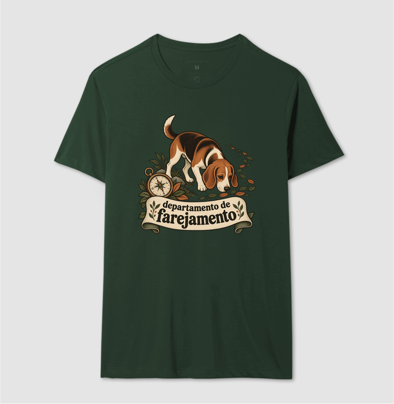 Camiseta Cão Farejador "departamento de farejamento" | Pelo & Pano - Imagem 12