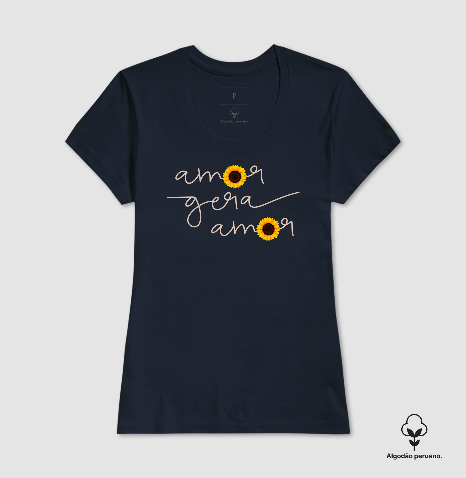Camiseta Feminina Amor Gera Amor  - Imagem 3