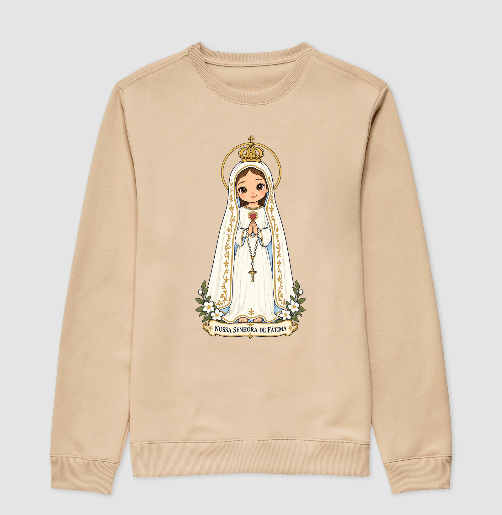 Nossa senhora e Fátima estilo chibi - Imagem 3