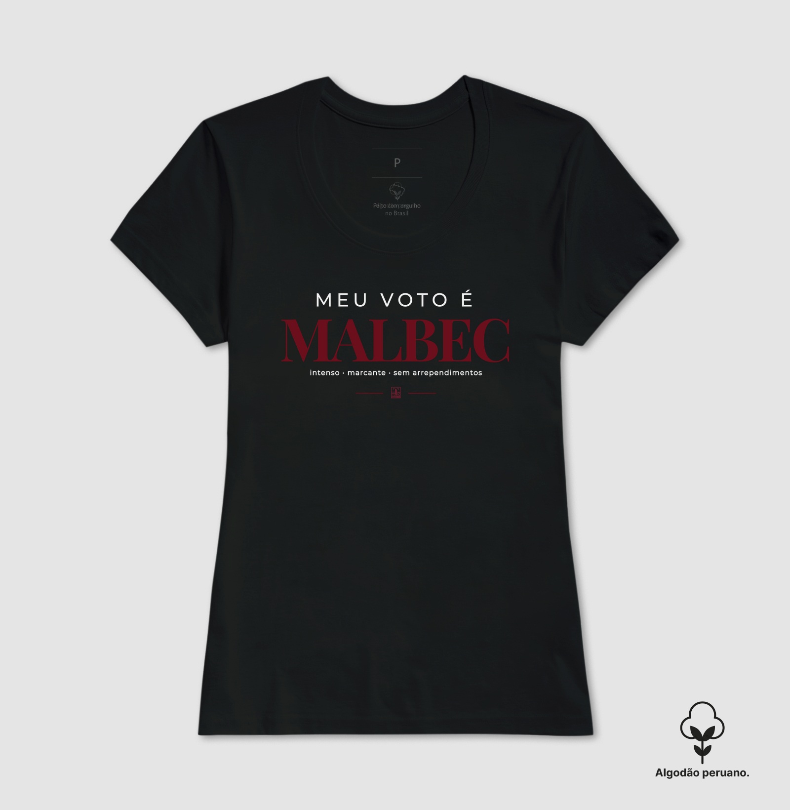 Camiseta “Meu Voto é Malbec” – Minimal Wine - Imagem 5
