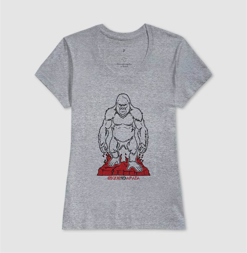 Camiseta Gorila em Algodão | EsquerdaPata - Imagem 12
