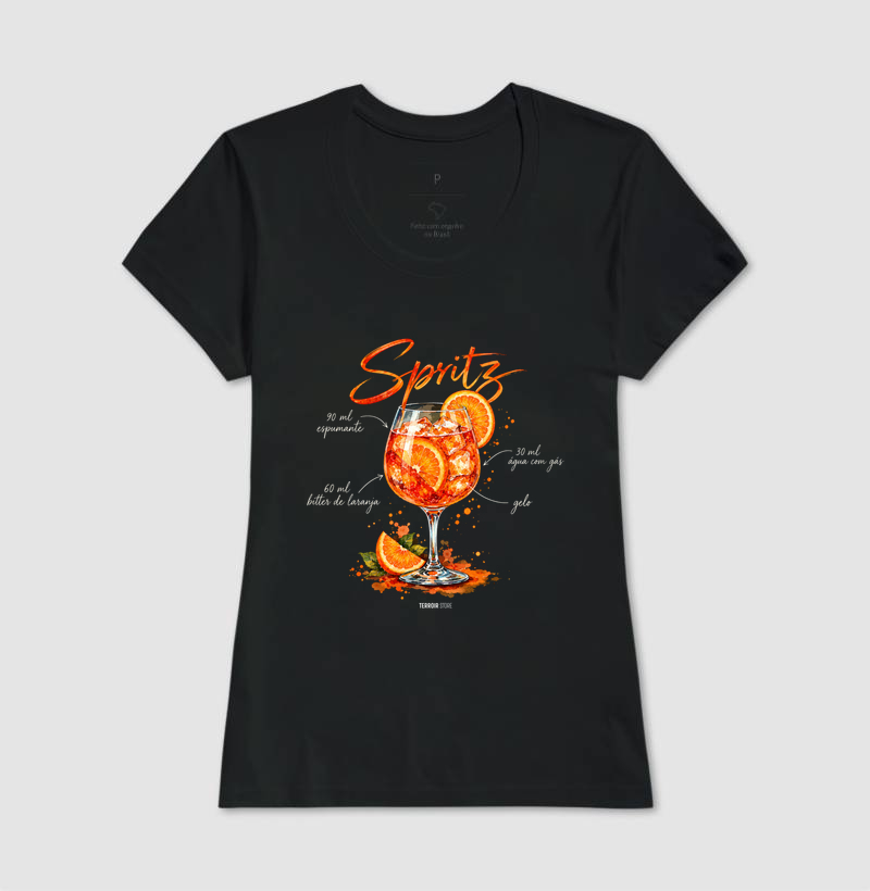 Camiseta Spritz – Drink com Espumante e Bitter de Laranja - Imagem 3