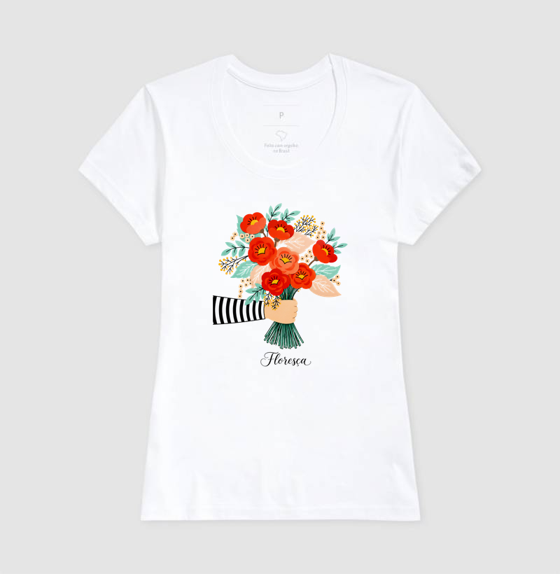 Camiseta Buquê de flores - Imagem 5