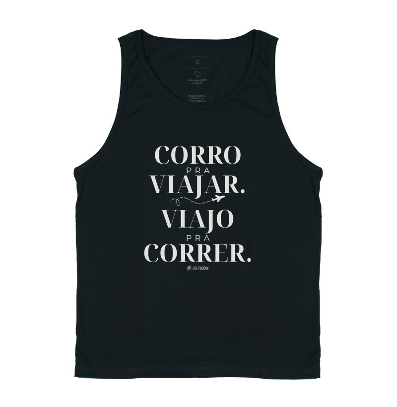 Regata Corrida - Corro Para Viajar. Viajo Para Correr. - Imagem 3