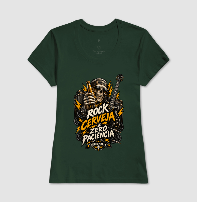 Camiseta Rock, Cerveja & Zero Paciência - Imagem 13