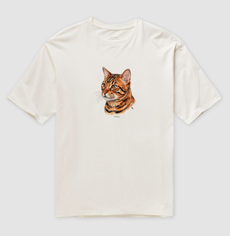 Gatos - Toyger - Oversized - Imagem 6